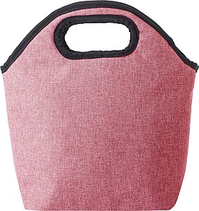 Polycanvas (600D) cooler bag with PEVA interior lining and zipper.