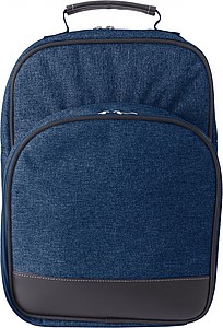 Polycanvas (600D) picnic cooler backpack with aluminium foil lining.