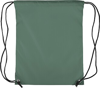 Polyester (210D) drawstring backpack, green