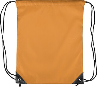 Polyester (210D) drawstring backpack, orange