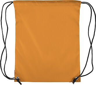 Polyester (210D) drawstring backpack, orange