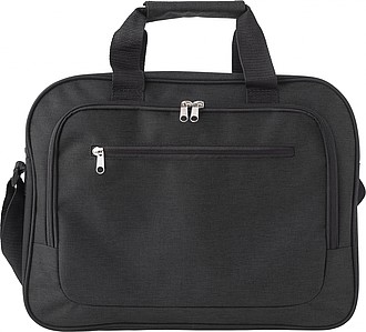 Polyester (300D) laptop bag, with main compartment suitable for a 15 inch laptop