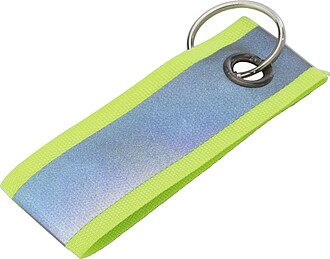 Polyester reflective keychain Aliyah
