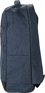 Polyester RPET (600D) backpack Celeste