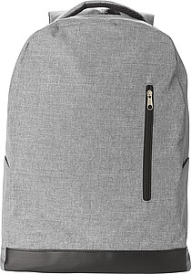 Polyester RPET (600D) backpack Celeste