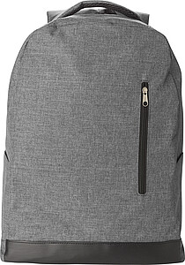 Polyester RPET (600D) backpack Celeste
