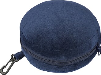 Polytester travel pillow, blue