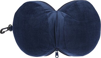 Polytester travel pillow, blue