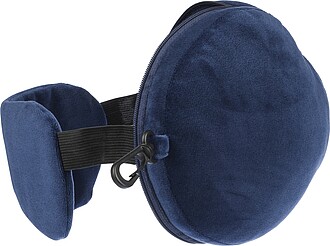 Polytester travel pillow, blue