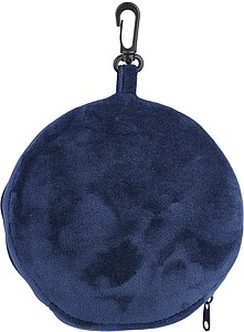 Polytester travel pillow, blue