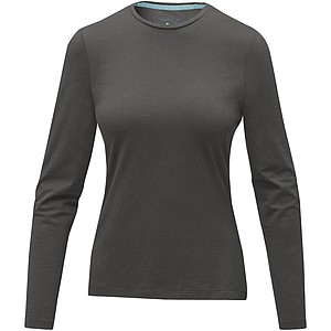 Ponoka long sleeve womens GOTS organic t-shirt