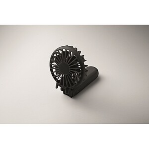 Portable foldable fan, black