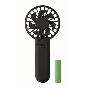 Portable foldable fan, black