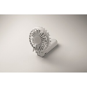Portable foldable fan, white