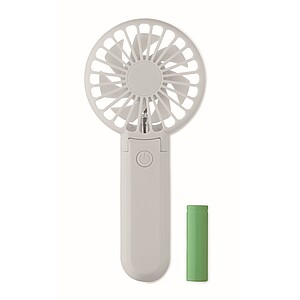 Portable foldable fan, white
