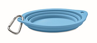 Portable pet bowl 350 ml, baby blue