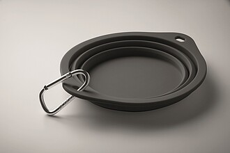 Portable pet bowl 350 ml, black