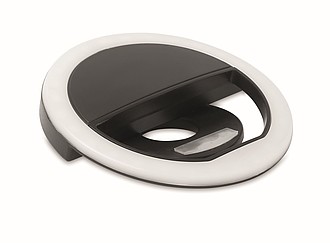 Portable selfie ring light