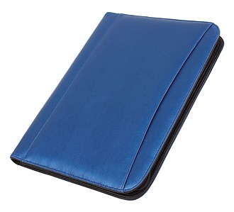 Portfolio "Gentle" in DIN A4 format,colour blue