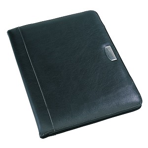 Portfolio "Noblesse" in DIN A4 format with a note pad,colour black