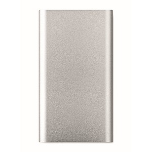Power bank 5000mAh 15W, matt silver