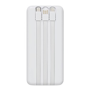 Powerbank 10.000 mAh, white