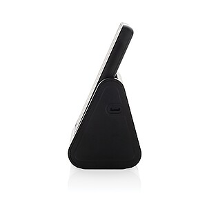 Powerbase RCS recycled plastic 3 in 1 charger with powerbank, black