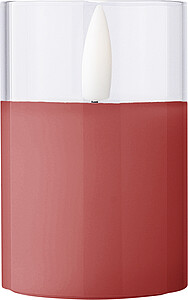 PP LED candle Serin, red