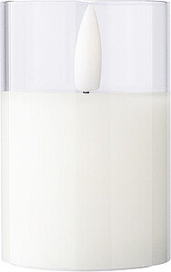 PP LED candle Serin, white