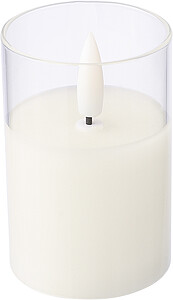 PP LED candle Serin, white