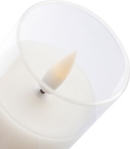 PP LED candle Serin, white
