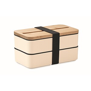 PP lunch box, beige
