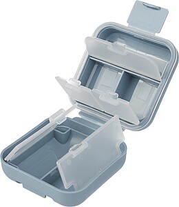 PP pill box, light blue