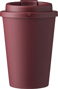 PP to go mug (350 ml) Gabriela, burgundy