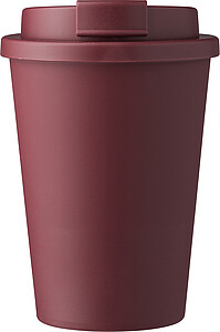 PP to go mug (350 ml) Gabriela, burgundy