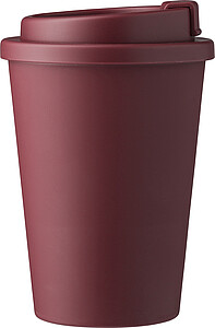 PP to go mug (350 ml) Gabriela, burgundy