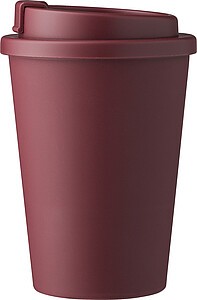 PP to go mug (350 ml) Gabriela, burgundy