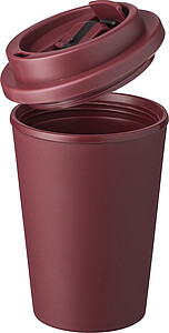 PP to go mug (350 ml) Gabriela, burgundy