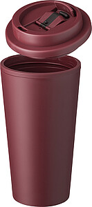 PP to go mug (475 ml) Mackenzie, burgundy