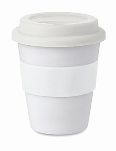 PP tumbler with silicone lid