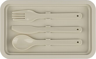 PP two-layer lunchbox Siena, beige