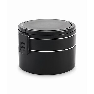 PP two-tier lunch box 950 ml, black