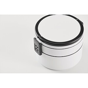 PP two-tier lunch box 950 ml, white