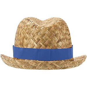 Pricus straw hat, royal blue