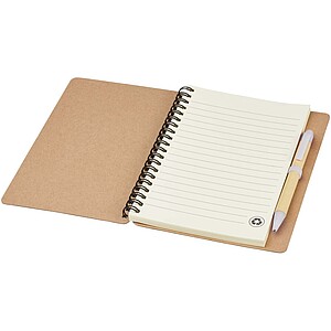 Priestly recycled notebook with pen, lilac