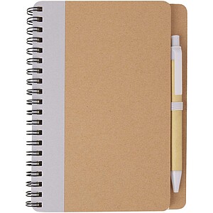 Priestly recycled notebook with pen, lilac