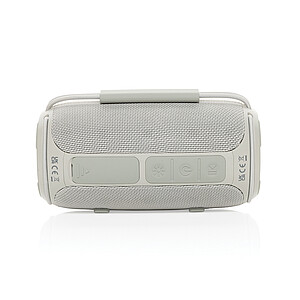Prisma RCS recycled plastic IPX 4 waterpoof 16W speaker, grey