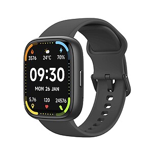 Prixton Alexa SWB29 smartwatch, solid black