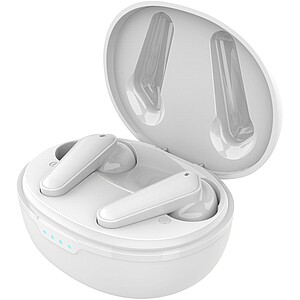Prixton TWS158 ENC and ANC earbuds, white