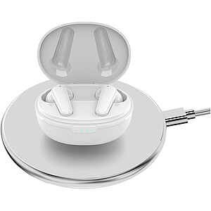 Prixton TWS158 ENC and ANC earbuds, white